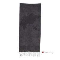 Gray Viscose Scarf