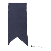 Blue Recycled Polyester Scarf