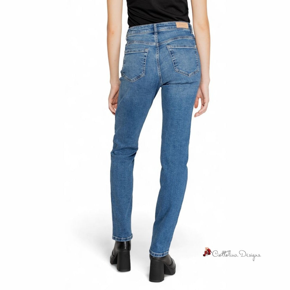 Blue Cotton Jeans & Pant