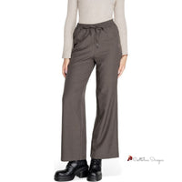 Gray Polyester Jeans & Pant