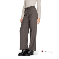 Gray Polyester Jeans & Pant