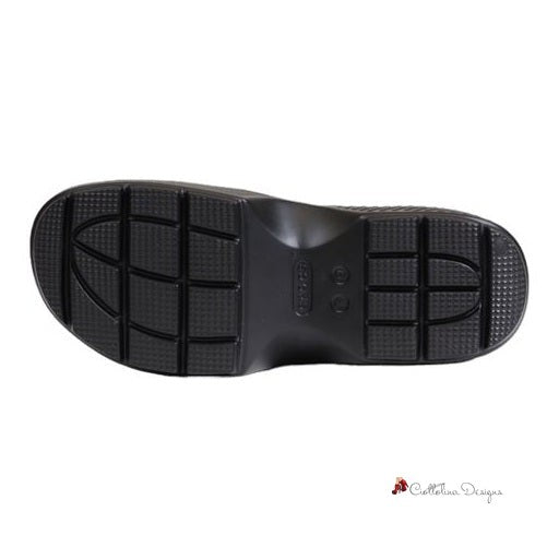 Black Synthetic Sandal