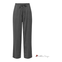 Gray Viscose Jeans & Pant