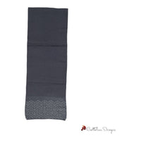 Gray Polyester Scarf