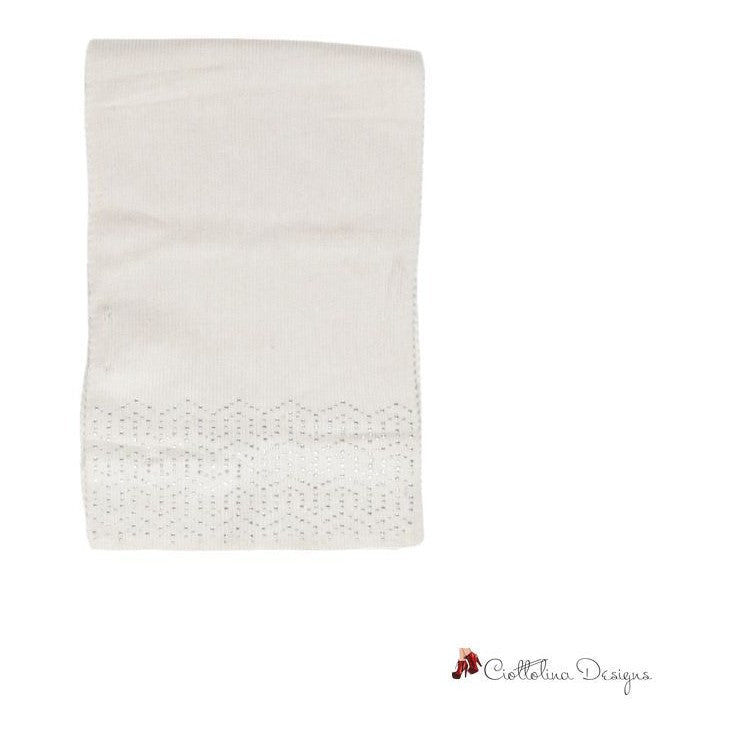 Beige Polyester Scarf