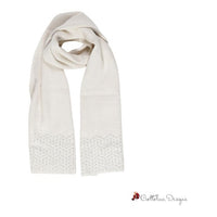 Beige Polyester Scarf