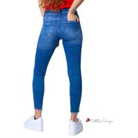 Blue Cotton Jeans & Pant