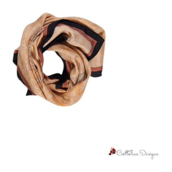 Black Silk Scarf