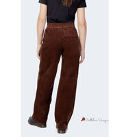 Brown Cotton Jeans & Pant