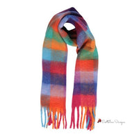 Orange Recycled Polyester Scarf