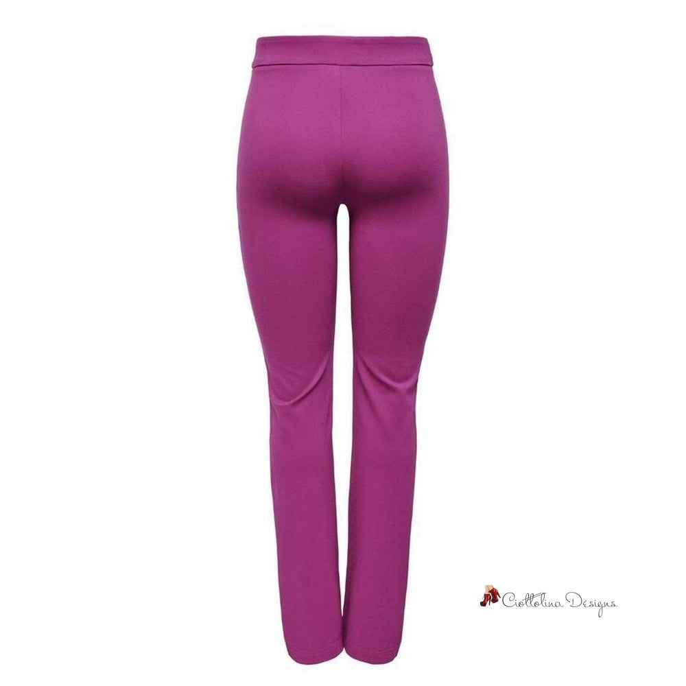 Pink Viscose Jeans & Pant