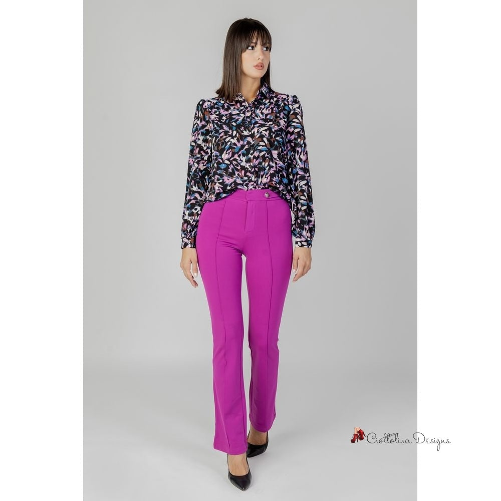 Pink Viscose Jeans & Pant