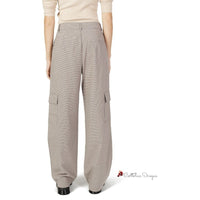 Beige Polyester Jeans & Pant