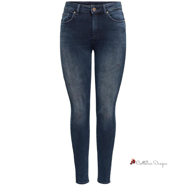 Blue Cotton Jeans & Pant