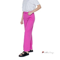 Pink Linen Jeans & Pant