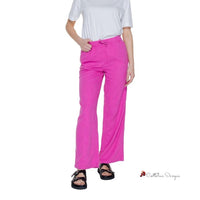 Pink Linen Jeans & Pant