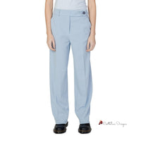 Blue Polyester Jeans & Pant