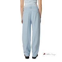 Blue Polyester Jeans & Pant