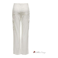 White Linen Jeans & Pant