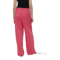 Pink Polyester Jeans & Pant