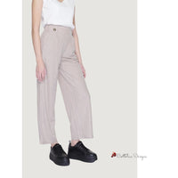 Gray Viscose Jeans & Pant