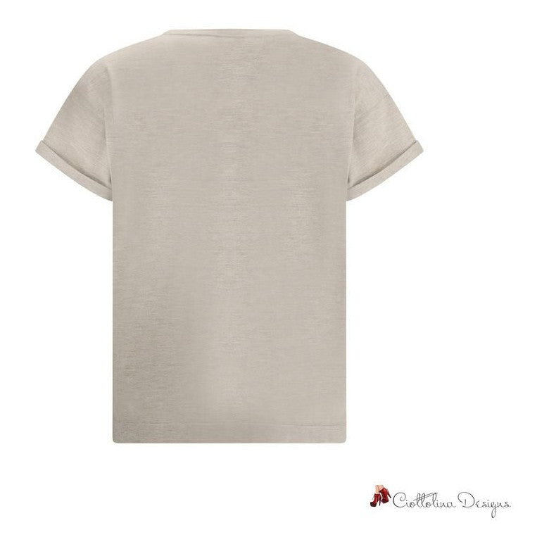 cashmere glitter T-shirt