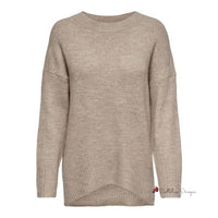 Beige Acrylic Sweater