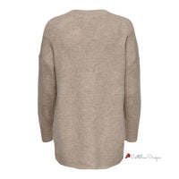 Beige Acrylic Sweater