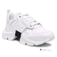 White Leather Di Calfskin Sneaker