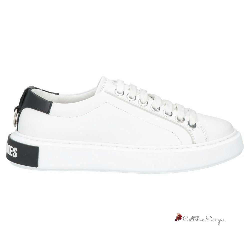 White Leather Di Calfskin Sneaker