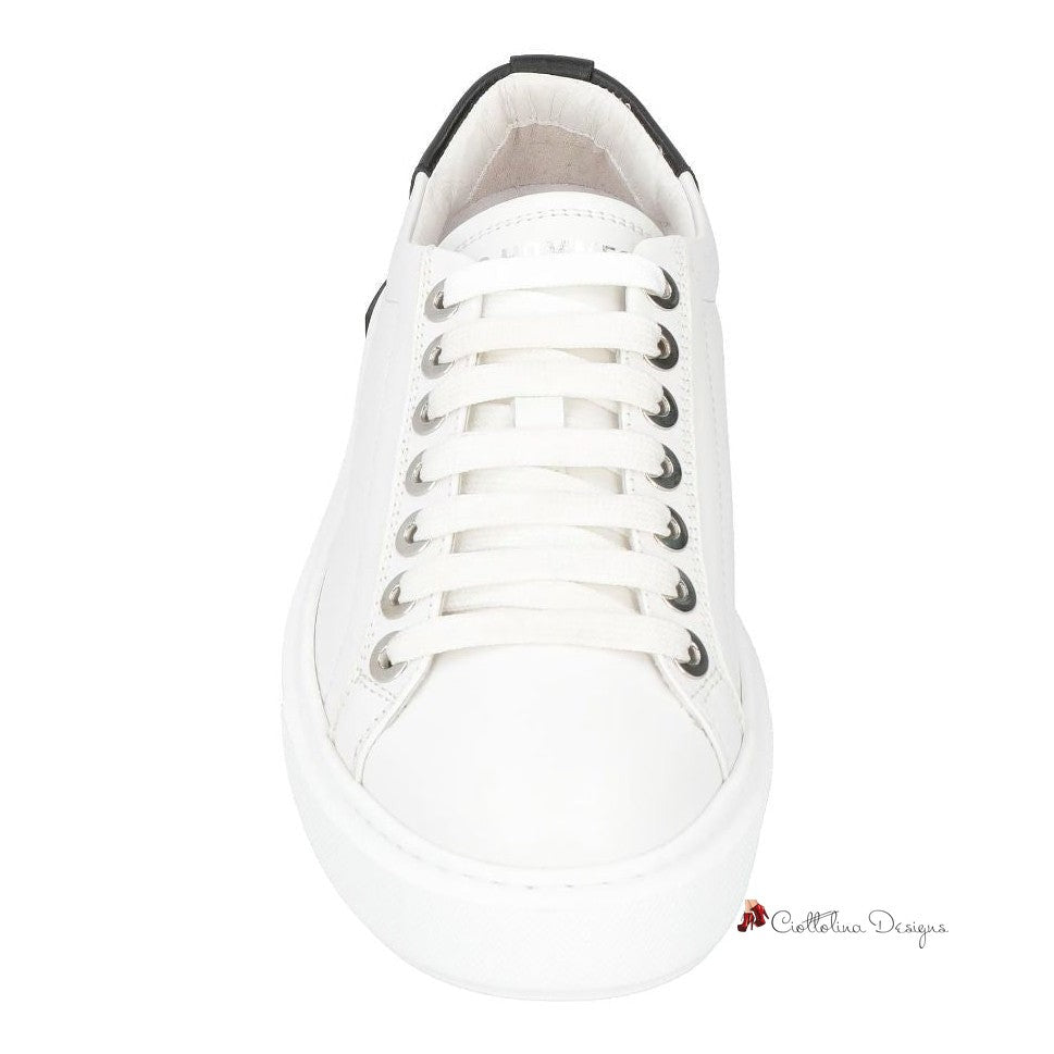 White Leather Di Calfskin Sneaker