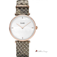 Beige Leather Watch