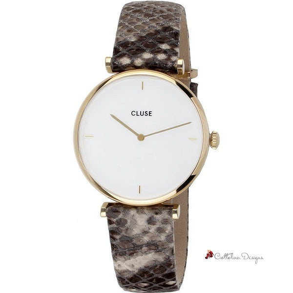 Beige Leather Watch