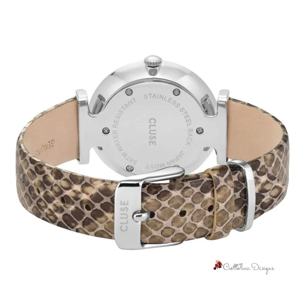 Beige Leather Watch