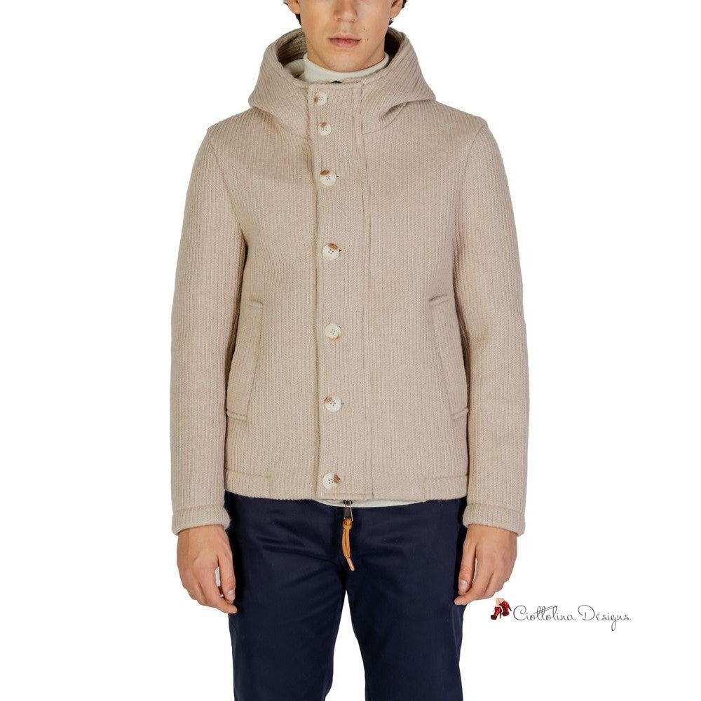 Beige Polyester Jacket