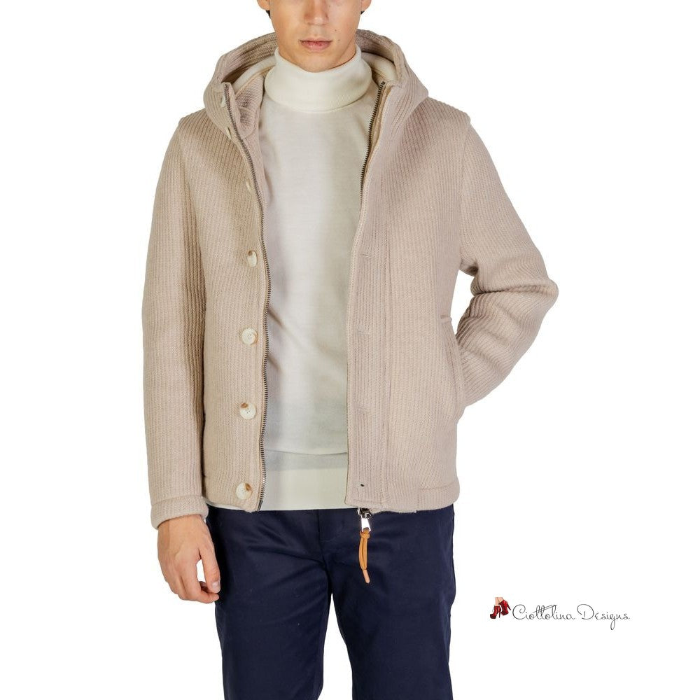 Beige Polyester Jacket