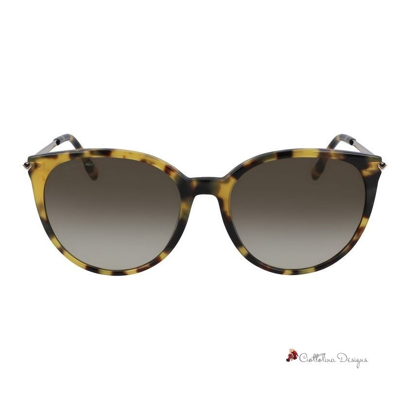 Brown Metal Sunglasses