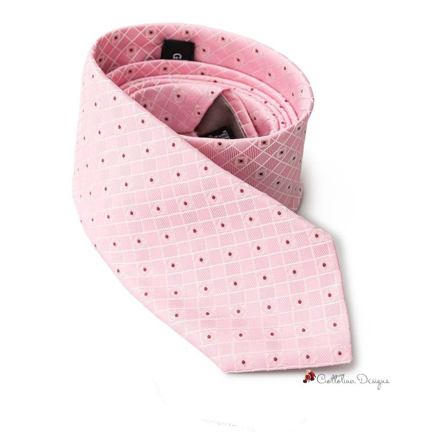 Pink Silk Ties & Bowty