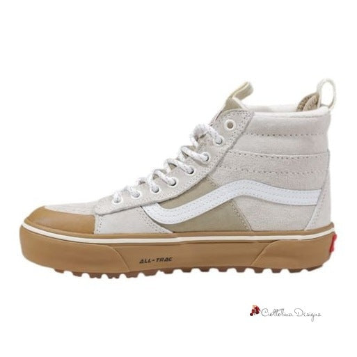 Beige Leather Sneaker