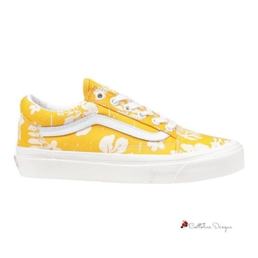 Yellow Fabric Sneaker