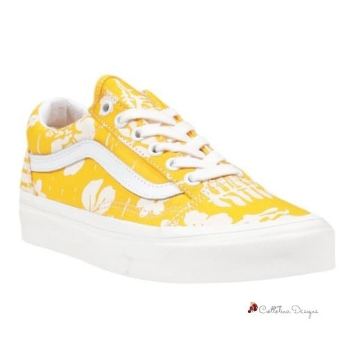 Yellow Fabric Sneaker