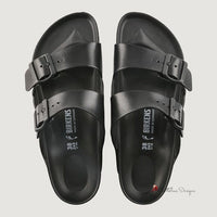 Black Polyester Sandal