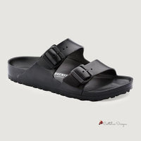 Black Polyester Sandal