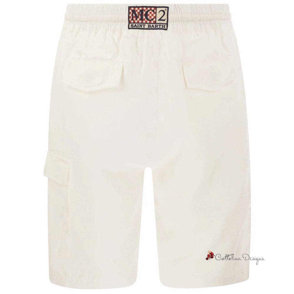 White Linen Short