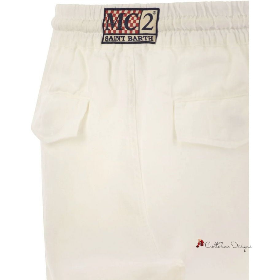 White Linen Short