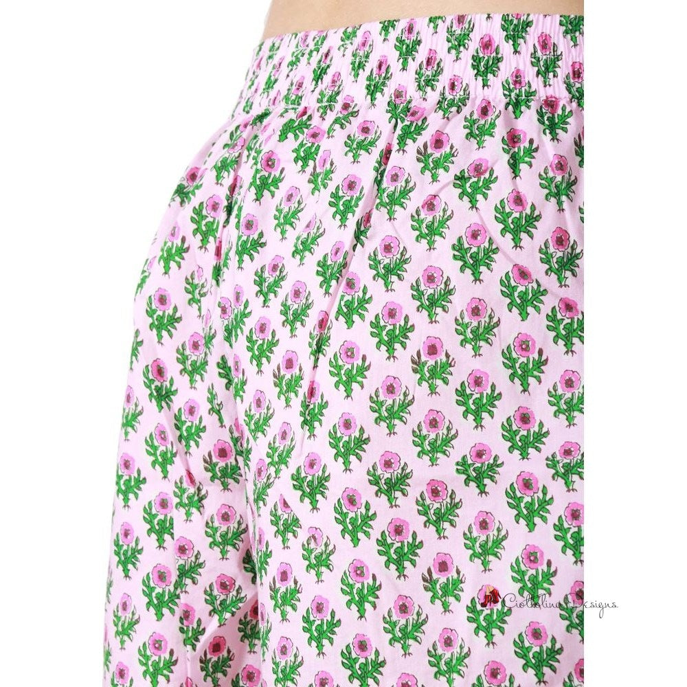 Pink Cotton Short