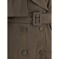 Double-breasted Short Trench Coat