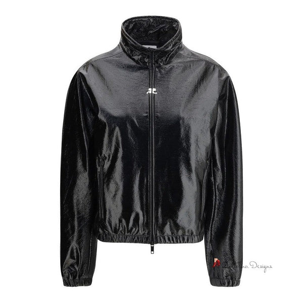 Vinyl zip Jacket