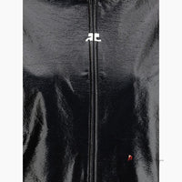 Vinyl zip Jacket