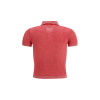 Shrunken cashmere Polo Shirt